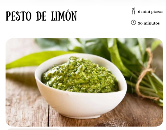 Pesto de Limón
